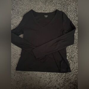 Women’s Old Navy Ribbed Black Long Sleeve